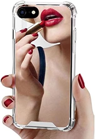 iPhone 7 Plus/iPhone 8 Plus za žene djevojke, Opretty Luxury Glitter Ultra-tanko ogledalo TPU PC Povratak Slučaj za zaštitu za iPhone7