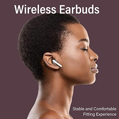 ZTOZ bežične ušice Bluetooth 5.0 slušalice s uronjenim bas zvukom, mini futrola za punjenje, vodootporne slušalice za sport/rad, slušalice