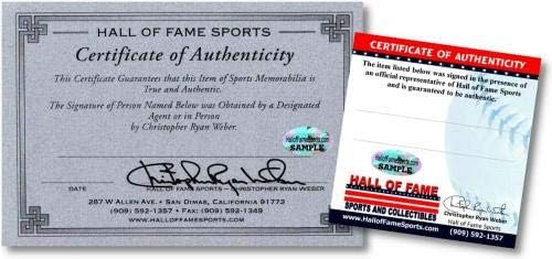 Tommy Brown potpisao je Autografirani NL bejzbol Brooklyn Dodgers CoA 44822 - Autografirani bejzbol