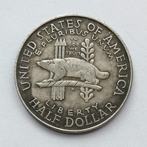1936. Wisconsin teritorij stogodišnjica pola dolara američki prigodni novčić kolekcija antiknih novčića