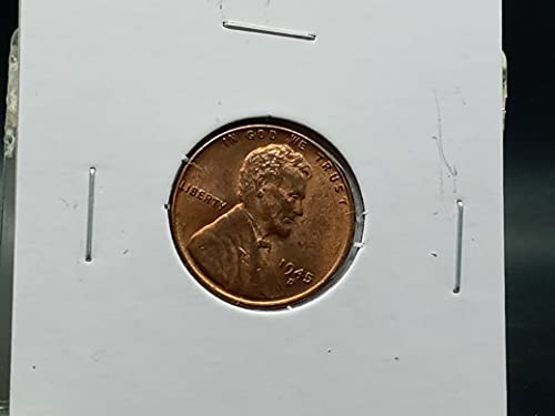 1945. D U.S. Lincoln Wheat Cent Sjajni necirkulirani bakarni gradski novčići