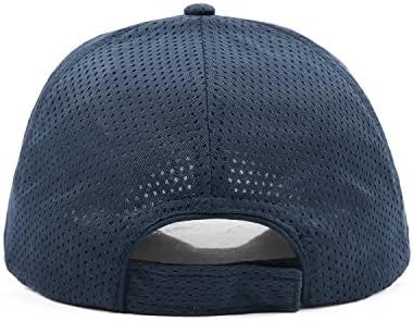 Bejzbolska kapa od mrežaste tkanine, velika strukturirana kapa za tatu, Podesivi prozračni ljetni šešir