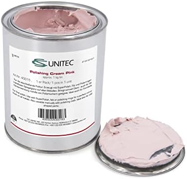CS UNITEC | 40015T PTX PINK poliranje krema | Može 2,2 lbs | Metalni pufer za poliranje strojeva za dodatak za brusilicu alat
