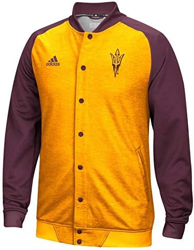 Adidas Arizona State Sun Devils NCAA muški klimawarm Gold Modern Varsity Full Gumb Down Anthem Jacket