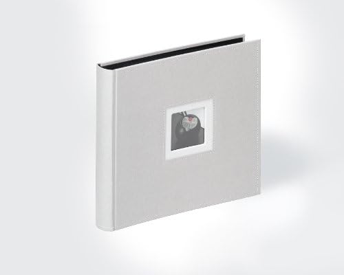 Walther Design FA-217-D crno-bijela naslovnica, Book Bound Album s die cut-om za vašu osobnu sliku, 11,75 x 11,75 inča, 50 crnih stranica,
