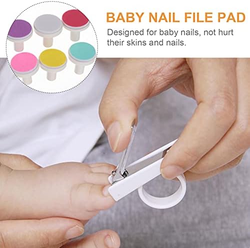 24pcs izmjenjivi jastučić za nokte za bebe električne glave za brušenje za standardne električne dječje trimere za nokte prikladne