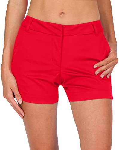 Tri šezdeset šest ženskih kratkih hlača od 4 ½ inča - brze suhe aktivne kratke hlače s džepovima, atletski i prozračni