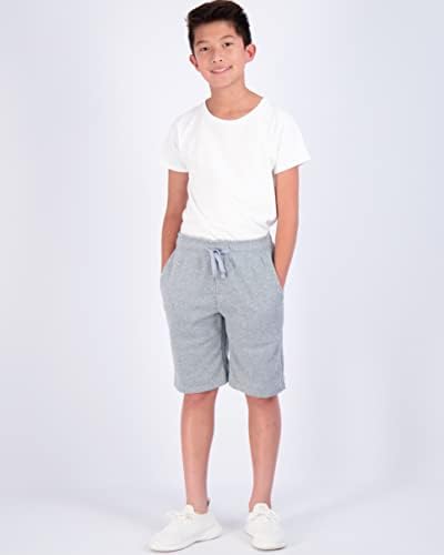 Pravi Essentials 3 Pack: Dječaci Tech Fleece Atletske kratke hlače s izvlačenjem i džepovima