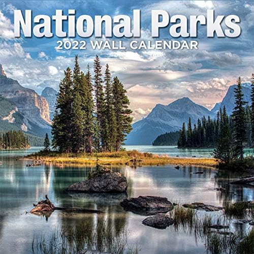 Turner fotografski nacionalni parkovi 12x12 zidni kalendar