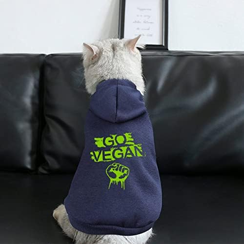 Idite veganski jednodijelni pseći kostim za kućne ljubimce odjeća s dodacima za kućne ljubimce za štene i mačku 2xl