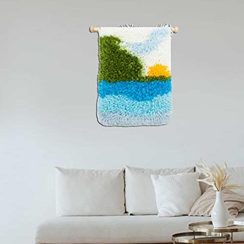 Izzya Seaside Beach Craft Craft, komplet za tapiserije uzorak s uzorkom, u boji tiskana tapiserija zidna ukrasa Umjetnost Umjetnice