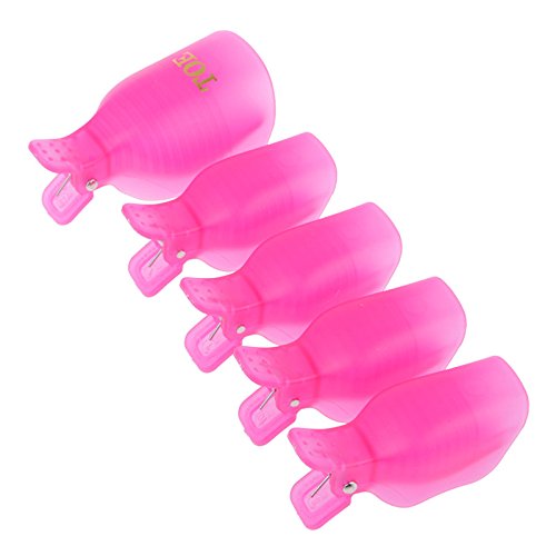 Yimart® paket od 10 plastičnih noktiju za nokte za nokte za nokte Soak Off Clip Clip UV gel Poliš za uklanjanje alata