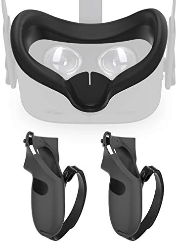 Kiwihome VR silikonski poklopac lica i poklopac kontrolera kontrolera za Oculus Quest VR pribor za zaštitni rukavac protiv bacanja
