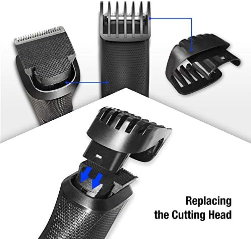 Električna mašina za šišanje za muškarce bežični trimer za bradu za muškarce profesionalne brijačke mašine za šišanje za kosu s nastavkom