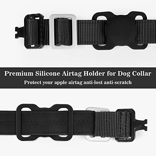 1 pakiranje Air Tag Dog Colder Kompatibilan s Apple AirTag Trackerom, Premium silikonski zaštitni futrola AirTag Prikladna za pseće