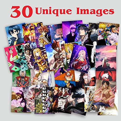 Osoba manga anime pozadina višebojna mala plakata za uradi sam anime kolekcija fan kolaža kit estetske slike za ukras