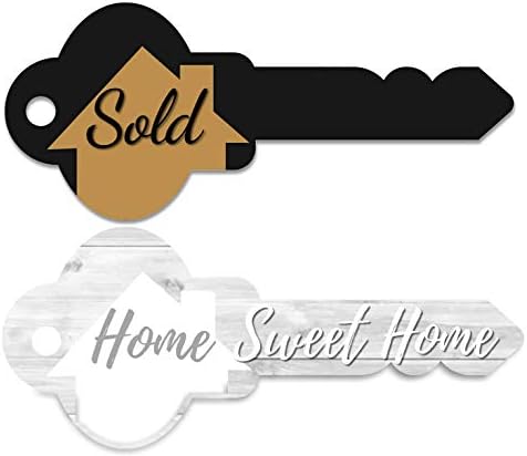 Prodavani znak u obliku nekretnina - ekstra velik - Home Sweet Home Photo Prop - Agent Opslov znakovi - rekviziti za nekretnine i nove
