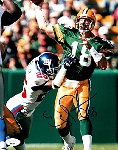 Doug Pederson potpisao je autogramirani 8x10 Photo Packers Bacat vs. Giants JSA AB54738 - Autografirane NFL fotografije