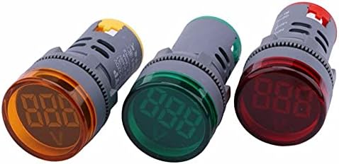 CZKE LED zaslon Digitalni mini voltmetar AC 80-500V Napon mjerača mjerača mjerača Volt monitor svjetlosna ploča