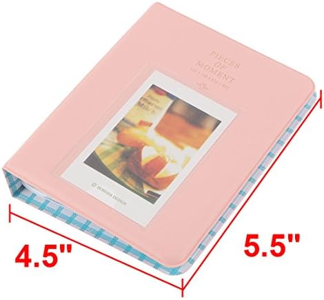 Ruilogod Faux kožna obljetnica pravokutni dizajn fotografija Slika Fotografije Spremnik Album Svjetlo ružičasta (ID: 7D9 EAF DF2 541