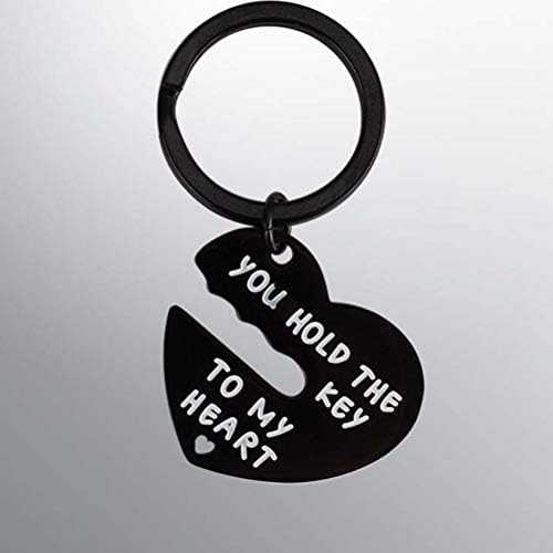 2pcs ključevi u obliku srca par privjesaka za ključeve torba ukrasni viseći ukrasi za Valentinovo godišnjica vjenčanja pribor za rođendansku