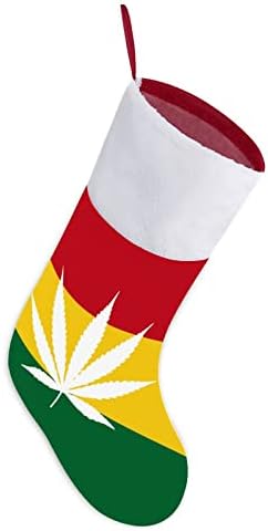 Korov reggae Personalizirani božićni čarapa Kućni dom božićni drveni kamin viseći ukrasi