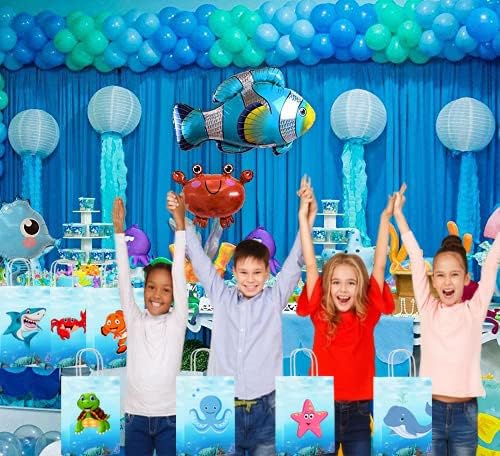 Morske životinje zabave torbe, oceanske životinje poklon vrećice bombone za djecu rođendanska zabava, pod morskim životinjama tema