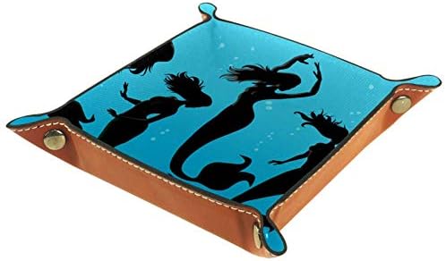 Lorvies Mermaid Shadow Storage Box Cube košarice Kontejneri za ured za ured