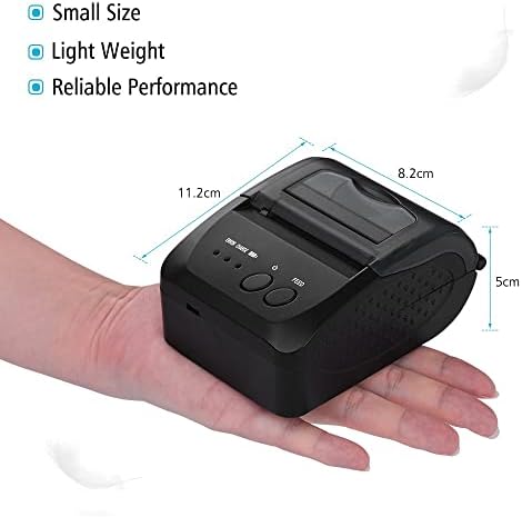 LIUYUNQI prijenosni mini izravni toplinski pisač Termički PRINTER PRINTER s 2000mAh baterija USB/BT Mobilni pisač