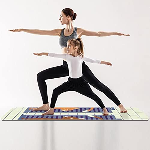 Siebzeh Cat Pozadina Premium debela joga prostirka ekološka guma za zdravlje i fitness ne klipina za sve vrste vježbanja joge i pilatesa