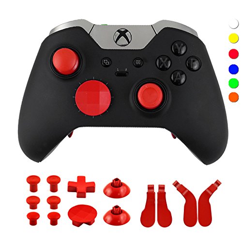 Metalna legura veslača Thumbsticks i d -pads gumb za Xbox One Elite Version 1 kontroler s otvorenim alatima -BLACK