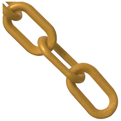 Plastični barijerni lanac je Al. Palac, zlato, promjer veze 2 inča, duljina 50 stopa
