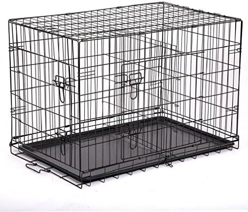 48 /42/36 /30/24 PET uzgajivača mačjeg psa preklopni sanduk žica metal kaveza s razdjelnikom