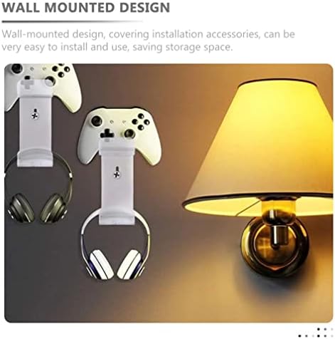 Ručka kontrolera akrilni zidni držač kontrolera za igre: zidni stalak za gamepad vješalica za slušalice stalak za pohranu kontrolera