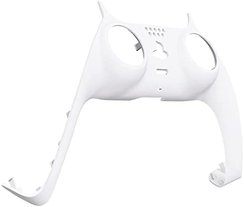Ekstrematična bijela ukrasna ukrasna čaša kompatibilna s PS5 regulatorom, soft touch diy zamjenska ljuska, prilagođene pločice kompatibilne