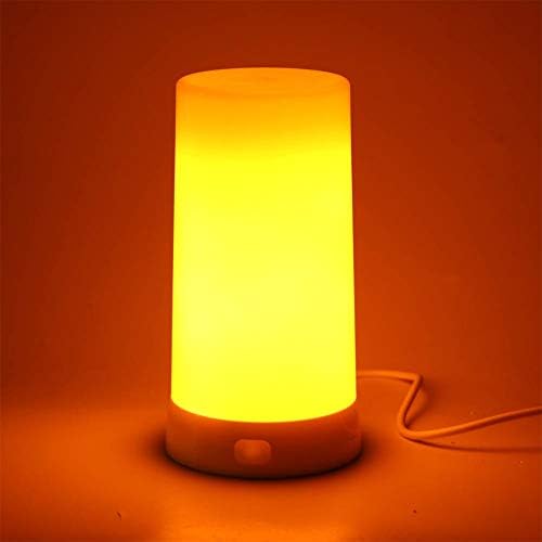 Jerliflyer LED simulacijska svjetiljka plamena, USB punjivi efekt plamena svjetiljka vodootporna zamršena plamena svjetiljka za svijeće