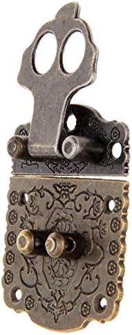1pc 53 * 41mm antikni brončani zasun kutija zasun retro vintage ukrasni zasun Drvena kutija zasun patch zaključavanje prsa