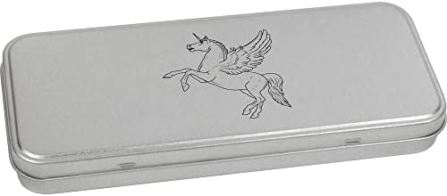 Azeeda 'krilato jednorog' metalna zglobna limenka za tiskanice / kutija za odlaganje
