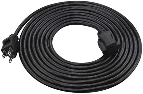 Prime Wire & Cable EC502615 15-stopala 16/3 SJTW Unutarnji i vanjski produžni kabel, crni