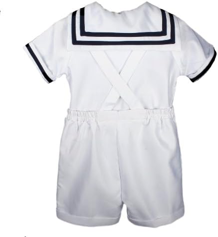Unux Mornar Shorts odijelo za dojenčad mališana mornarice Outfits S M L XL 2T 3T 4T