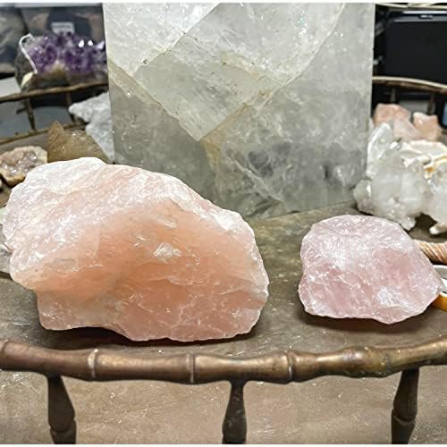 Mineralistička kolekcija kristalno iscjeliteljska kamenja, kristali prirodnih ruža, 0,5 lb grube stijene sirove poklon kamenje za reiki,