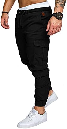 Muške dnevne hlače modno labave zgodne džepne hlače alati za kamuflažne hlače m-4xl poliesterske hlače muškarci