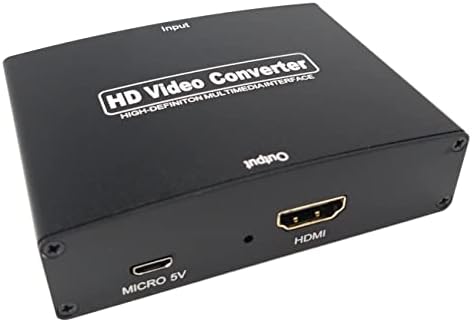 YoToCAP komponenta na HDMI Converter, YPBPR+L/Audio HD Video Converter 5RCA RGB u adapter za pretvarač HDMI, Podrška HD 1080P, DTS,