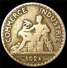 Izuzetno fino 1926. Francuski frank -Mintirala Pariška gospodarska komora! - jedva- samo 1,5 milijuna kovanih