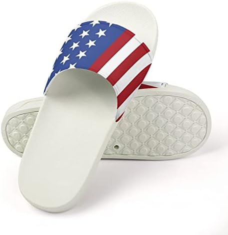 Američka sandala za kućnu zastavu SAD-a neklizajuće papuče s otvorenim prstima za masažni tuš i hidromasažnu kadu
