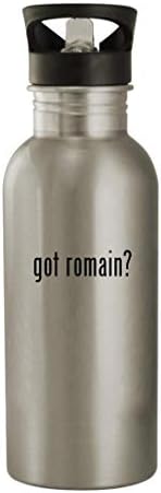 Knick Knack pokloni su dobili Romaina? - boca vode od nehrđajućeg čelika od 20oz, srebrna