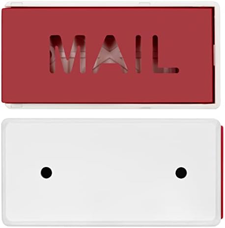 Zastava poštanskog sandučića s prednjim nosačem za poštanski sandučić od opeke elegantna zamjena za bijeli nosač i crvenu zastavu.