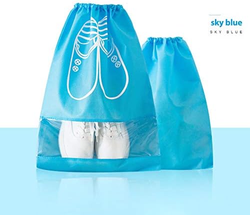 UQIANGY TAB BORK TORK TAP Prozirna torbica za skladištenje cipela Ne tkana usta putovanja i organizatori ispod kreveta