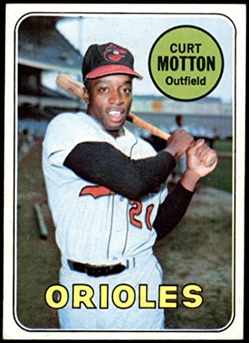 1969. Topps 37 Curt Motton Baltimore Orioles ex+ Orioles