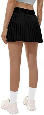 Teniska suknja s musnainna za žene atletske golf suknje suknje ukinute ugrađene kratke hlače s džepom